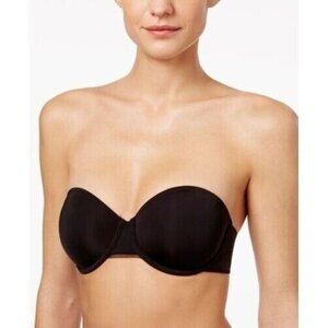 DKNY Women's Litewear Soft Strapless Bra Convertible Straps Black Size 34C-- NWT